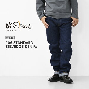 orslow [�I�A�X���E] 105 STANDARD SELVEDGE DENIM [01-1050-81] 105 �X�^���_�[�h �Z���r�b�W �f�j���E5�|�P�b�g�E��ԁE�X�g���[�g�f�j���E�X�g���[�g�p���c�EMEN'S/LADY'S [2025AW]