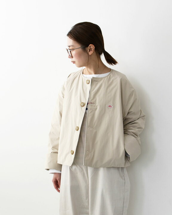 楽天市場】DANTON [ダントン] W INSULATION COLLARLESS WIDE JACKET 