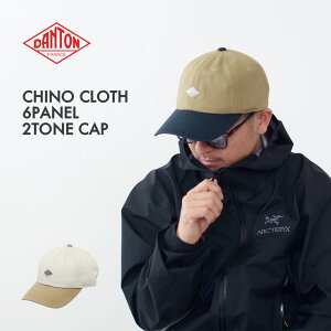 DANTON [�_���g��] CHINO CLOTH 6PANEL 2TONE CAP [DT-H0228TKC] �`�m�N���X6�p�l���L���b�v�E6�p�l���L���b�v�EMEN'S / LADY'S [2026SS]
