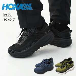 HOKA ONE ONE [�z�J�I�l�I�l] M BONDI 7 [1110518] �{���_�C7(�����Y)�E�^�E���V���[�Y�E���[�h�����j���O�E �N�C�b�N���[�X�E����E�N�b�V�������E�A�E�g�h�A�E�X�j�[�J�[�EMEN'S [2026SS]
