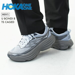 HOKA ONE ONE [�z�J�I�l�I�l] U BONDI 8 TS CAGED [1155391-wmn] �{���_�C 8 TS/WMN�E �P�[�W�h�E�^�E���V���[�Y�E���[�h�����j���O�E �N�C�b�N���[�X�E����E�N�b�V�������EMEN'S [2026SS]