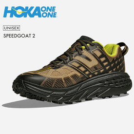 HOKA ONE ONE [ホカオネオネ] U SPEEDGOAT 2 [1162710-dcbk] スピードゴート2/DCBK・ タウンシューズ・ロードランニング・ クイックレース・厚底・クッション性・MEN'S / LADY'S [2026SS]