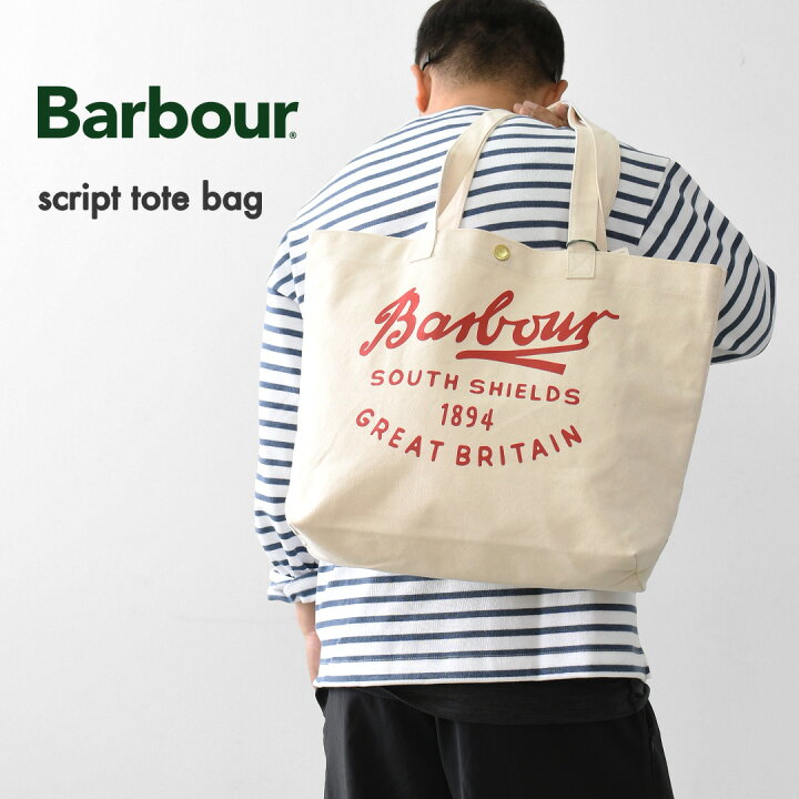 楽天市場】Barbour [バブアー] script tote bag [UBA0752] スクリプト 