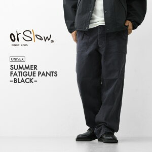 orslow [�I�A�X���E] SUMMER FATIGUE PANTS - BLACK -[01-5103-M61] �T�}�[�t�@�e�B�[�O�p���c - �u���b�N -�E�t�@�e�B�[�O�p���c�E�u���b�N�E�������߁E���C�g�L�����o�X���n�E���C�h�t�B�b�g�EMEN'S / LADY'S