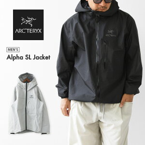ARC'TERYX [�A�[�N�e���N�X���K�㗝�X] Alpha SL Jacket Men's [X000010287] �A���t�@ SL �W���P�b�g �����Y�E�V�F���W���P�b�g�E�A�E�g�h�A�E�N���C�~���O�E�o�R�E�y�ʁE�ϋv���E�ʋC���E�h�����EGORE-TEX