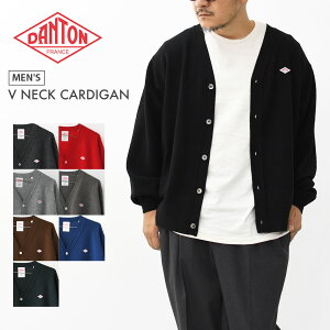 DANTON [�_���g��] M V NECK CARDIGAN [DT-D0030LMW] V�l�b�N�J�[�f�B�K���E�H�D�E�����E�[���E�A�E�^�[�E�����Y�E�j���p�EMEN'S [2026AW]