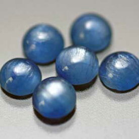 カイヤナイト 丸カボション6mm デコパーツ ジェルネイルパーツ 天然石