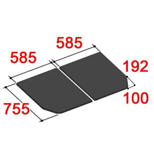 yYFK-1276B(4)-D4/KzLIXIL INAX Ct^ ^ۉgt^ 2g U[ubN s755mm 585mm
