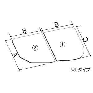 yYFK-1676B(2)L-D4zLIXIL INAX Ct^ ^ۉgt^ 2g L^Cv Lp 1600I[op s760mmE800mm 780mm