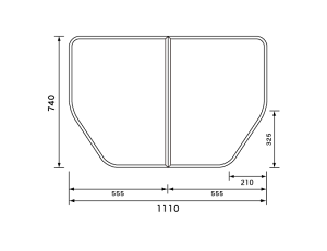 pi\jbN Panasonic Cӂ (ӂӂ tt^) Ct^ g݃t^ {̌ 10.0mm GTD71BKN11 ×s 1110×740mm