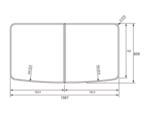 pi\jbN Panasonic Cӂ GVR1176UD (RSJ79HN1Y) fMgt^ ×s 1567×859mm {̌ 22.0mm zCg