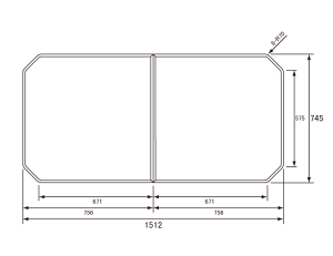 pi\jbN Panasonic Cӂ tt^ GVR1226UD fMgt^ ×s 1512×745mm {̌ 22.0mm zCg