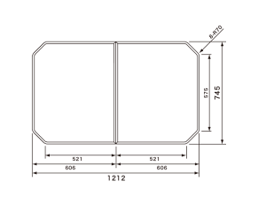 pi\jbN Panasonic Cӂ (tt^) GVR1313 Ct^ g݃t^ ×s 1212×745mm {̌ 4.3mm zCg