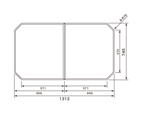 pi\jbN Panasonic Cӂ (tt^) GVR1314 Ct^ g݃t^ ×s 1312×745mm {̌ 4.3mm zCg
