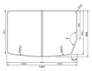 pi\jbN Panasonic Cӂ (tt^) GVR1323 Ct^ g݃t^ ×s 1267×836mm {̌ 4.3mm zCg