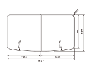 pi\jbN Panasonic Cӂ (tt^) GVR1376 Ct^ g݃t^ ×s 1567×859mm {̌ 4.3mm zCg