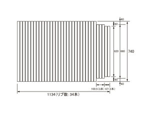 pi\jbN Panasonic(dH iVi) Cӂ(ӂӂ tt^) ӂ GA121HJC (GA121HJ̑֕i) 740×1134mm (u:34{)