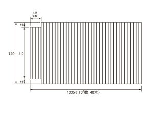 pi\jbN Panasonic(dH iVi) Cӂ(ӂӂ tt^) ӂ GA1403C 740×1335mm (u:40{)