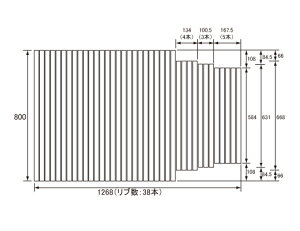 pi\jbN Panasonic(dH iVi) Cӂ(ӂӂ tt^) ӂ GA1405AM 800×1268mm (u:38{) siFRLGA1405AMEC ł͂