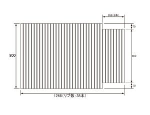 pi\jbN Panasonic(dH iVi) Cӂ(ӂӂ tt^) ӂ GA1407AMC (GA1407AM̑֕i) 800×1268mm (u:38{)
