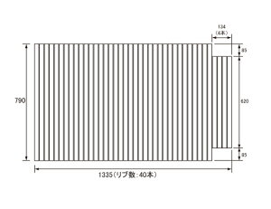 pi\jbN Panasonic(dH iVi) Cӂ(ӂӂ tt^) ӂ GA1407C 790×1335mm (u:40{)