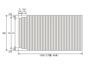 pi\jbN Panasonic(dH iVi) Cӂ(ӂӂ tt^) ӂ GA141CC (GA141C̑֕i) 740×1335mm (u:40{)