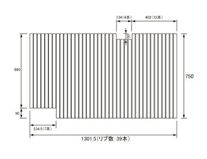 pi\jbN Panasonic(dH iVi) Cӂ(ӂӂ tt^) ӂ GA141JMLC (GA141JML̑֕i) 750×1301.5mm (u:39{)