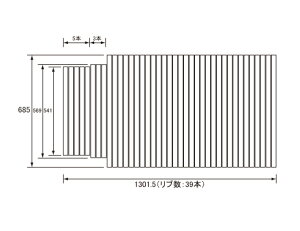 pi\jbN Panasonic(dH iVi) Cӂ(ӂӂ tt^) ӂ GA141NJMC (GA141NJM̑֕i) 685×1301.5mm (u:39{)