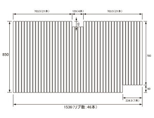 pi\jbN Panasonic(dH iVi) Cӂ(ӂӂ tt^) ӂ GA161FJC (GA161FJ̑֕i) 850×1536mm (u:46{)