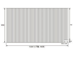 pi\jbN Panasonic(dH iVi) Cӂ(ӂӂ tt^) ӂ GA161HJC 8GA161HJ̑֕i) 850×1536mm (u:46{)