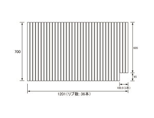 pi\jbN Panasonic(dH iVi) Cӂ(ӂӂ tt^) ӂ GD60431 700×1201mm (u:36{)