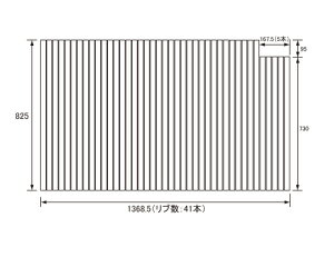 pi\jbN Panasonic(dH iVi) Cӂ(ӂӂ tt^) ӂ GD60462N 825×1368.5mm (u:41{)