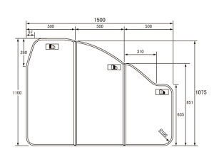 pi\jbN Panasonic(dH iVi) Cӂ(ӂӂ tt^) g݂ӂ GKU76KF8U2R 1100×1500mm ֕iF GKU76KF8U2RS ł͂