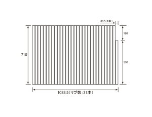 pi\jbN Panasonic(dH iVi) Cӂ(ӂӂ tt^) ӂ RL91055L *֕i RL91055LC 710×1033.5mm (u:31{)
