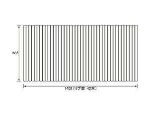 pi\jbN Panasonic(dH iVi) Cӂ(ӂӂ tt^) ӂ RL91105C (RL91105̑֕i) 685×1402mm (u:42{)
