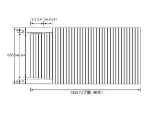 pi\jbN Panasonic(dH iVi) Cӂ(ӂӂ tt^) ӂ RL9141NFJ 685×1335mm (u:40{)
