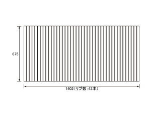 pi\jbN Panasonic(dH iVi) Cӂ(ӂӂ tt^) ӂ RL9RL91024 (RL91024̑֕i) 675×1402mm (u:42{) siԁF RL9RL91024ED ł͂