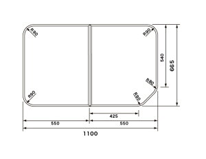 pi\jbN Panasonic(dH iVi) Cӂ(ӂӂ tt^) g݂ӂ RLFK71KF9KKC (RLFK71KF9KK̑֕i) 665×1100mm
