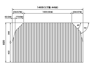 pi\jbN Panasonic(dH iVi) Cӂ(ӂӂ tt^) ӂ RLSX74MF7T1C (RLSX74MF7T1D@RLSX74MF7T1) 820×1469mm ֕iFRLSX74MF7T1EDŔ[i