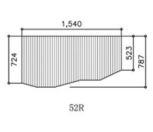 Ĉӂ gNX (}n) 34R yiԁz BFPFTAA090A0 t^ (֕i: 52R ł͂) }nVXeoXp Cӂ ӂ y@z 1540mm ×  787mm