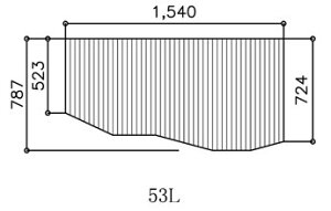 Ĉӂ gNX (}n) 53L yiԁz BFPFTAA090A1 t^ (35L֕i) }nVXeoXp Cӂ ӂ y@z 1540mm ×  787mm