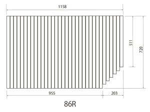 Ĉӂ gNX (}n)V86RyViԁzFFMGAW1A1 t^ }nVXeoXp Cӂ ӂy@zW1158mm×D720mm