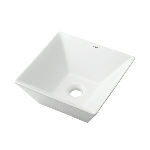 【493-082】カクダイ 角型手洗器 KAKUDAI (代替品 493-240-W でお届け)