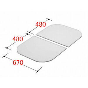 yYFK-1070B(1)zLIXIL INAX Ct^ gt^ 2g s670mm 480mm