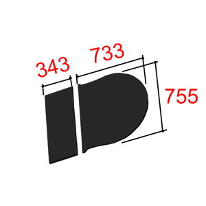 yYFK-1176B(10)L-D/KzLIXIL INAX Ct^ ۉgt^ 2g L^Cv ubN s755mm 733mmE343mm