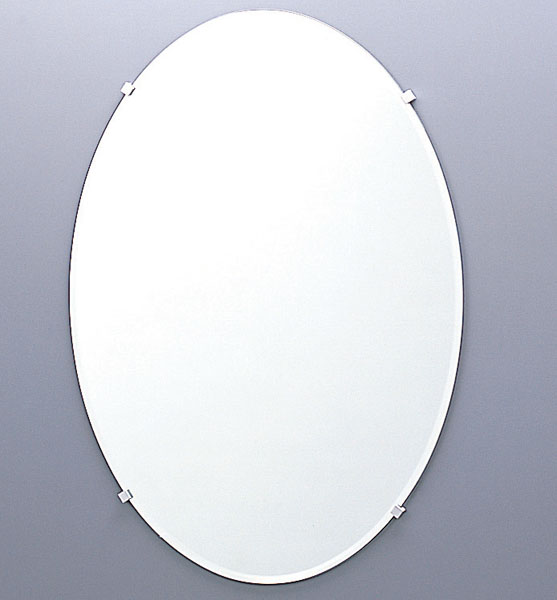 さびないタイプの化粧鏡 INAX 化粧鏡 ミラー 贈答品 トラスト だ円形 KF-5070AC 防錆