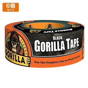 �y1776-6p�zGORILLA �S�����e�[�v �u���b�N 48mm×11m×0.43mm 6�Z�b�g (��p�i�F1788 �ł��͂�)