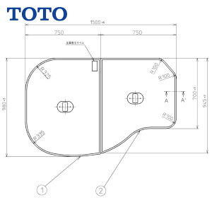yPCF1600RRzTOTO yʔct gݍ킹 ӂӂ 2g 1500mm×980mm