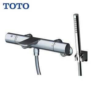 【TBV01S03JA】TOTO 壁付サーモスタット混合水栓 コンフォートウエーブ シリンダー形 メタル (TBV01404JC+TBW02007JA)