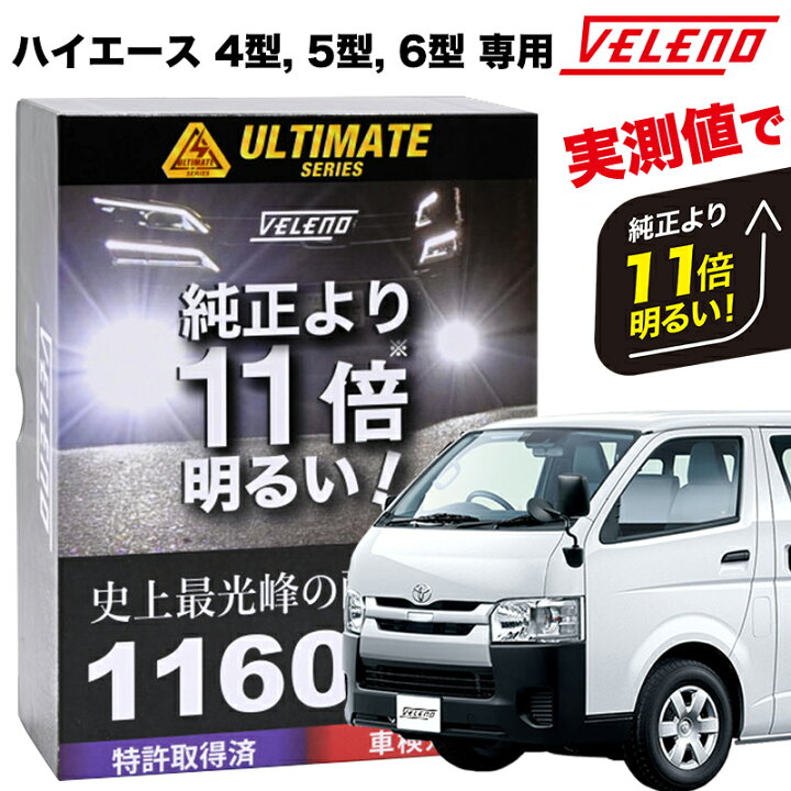 楽天市場】ハイエース H24.5〜 4型 5型 6型 7型 HB3 ハイビーム LED  